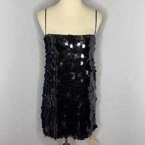 Reformation‎ Alisha Dress Black Sequin